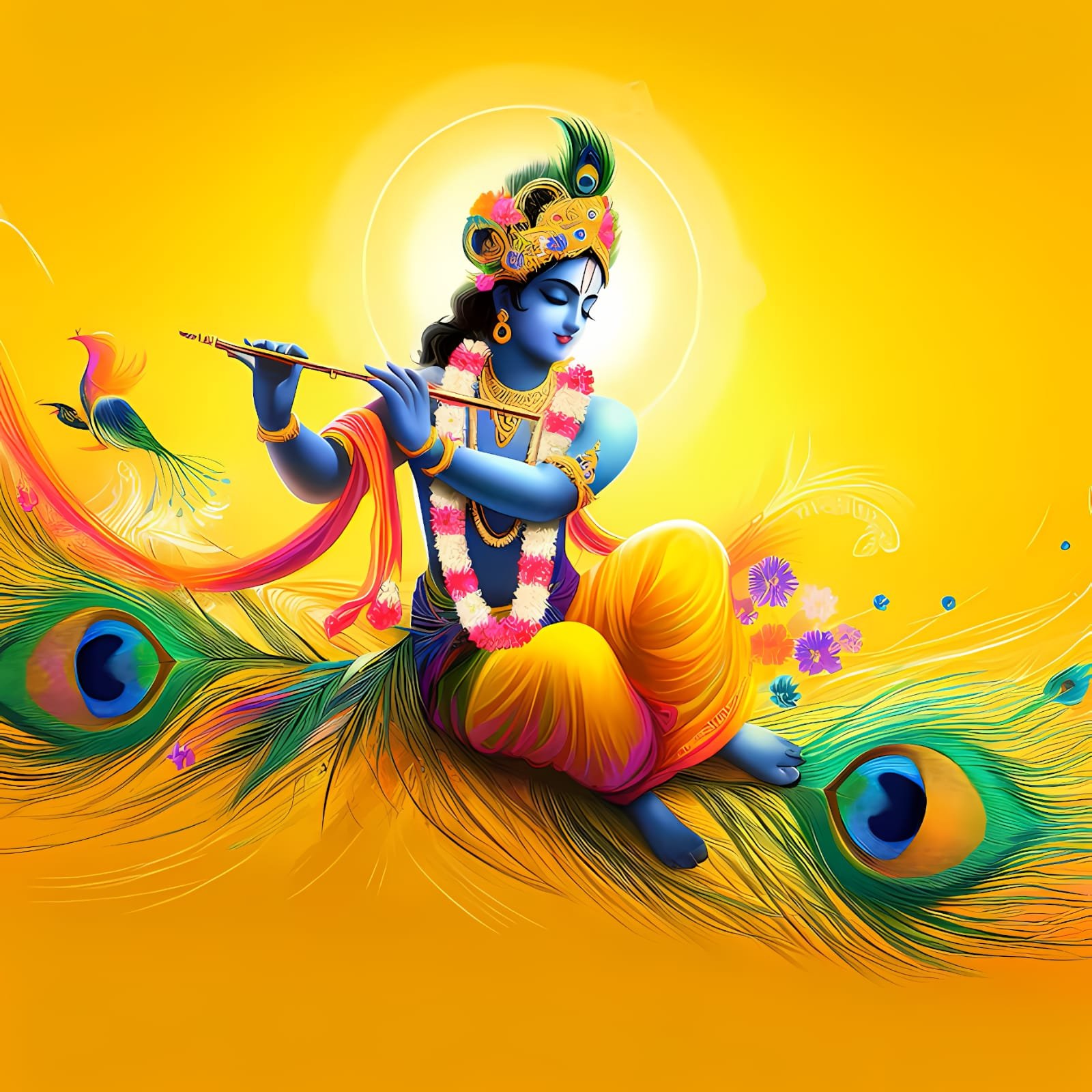 Premium Krishna UV Digital Print - Image 2